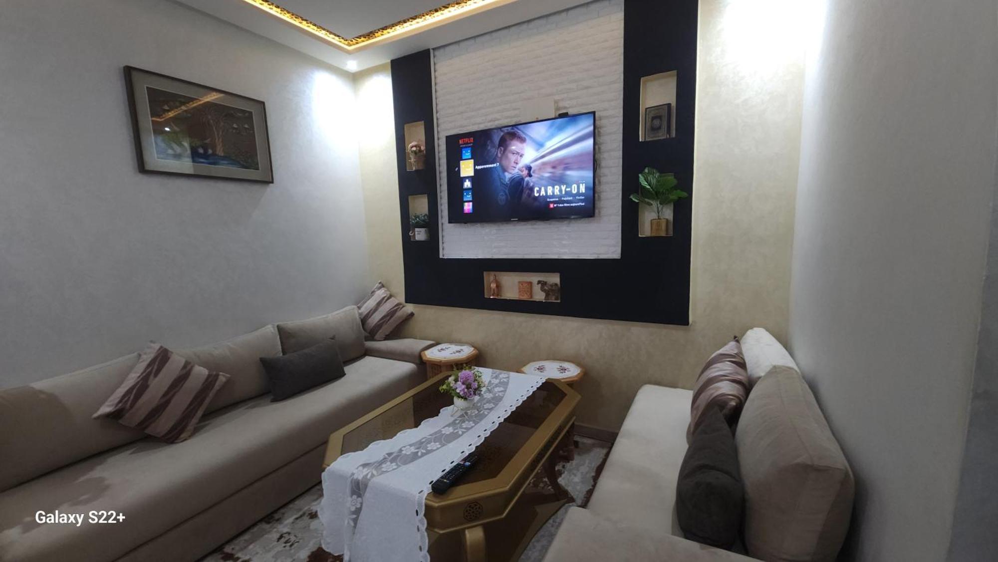 Appartement 7 Min De L'Aeroport De Marrakech Marrakesh Exteriör bild