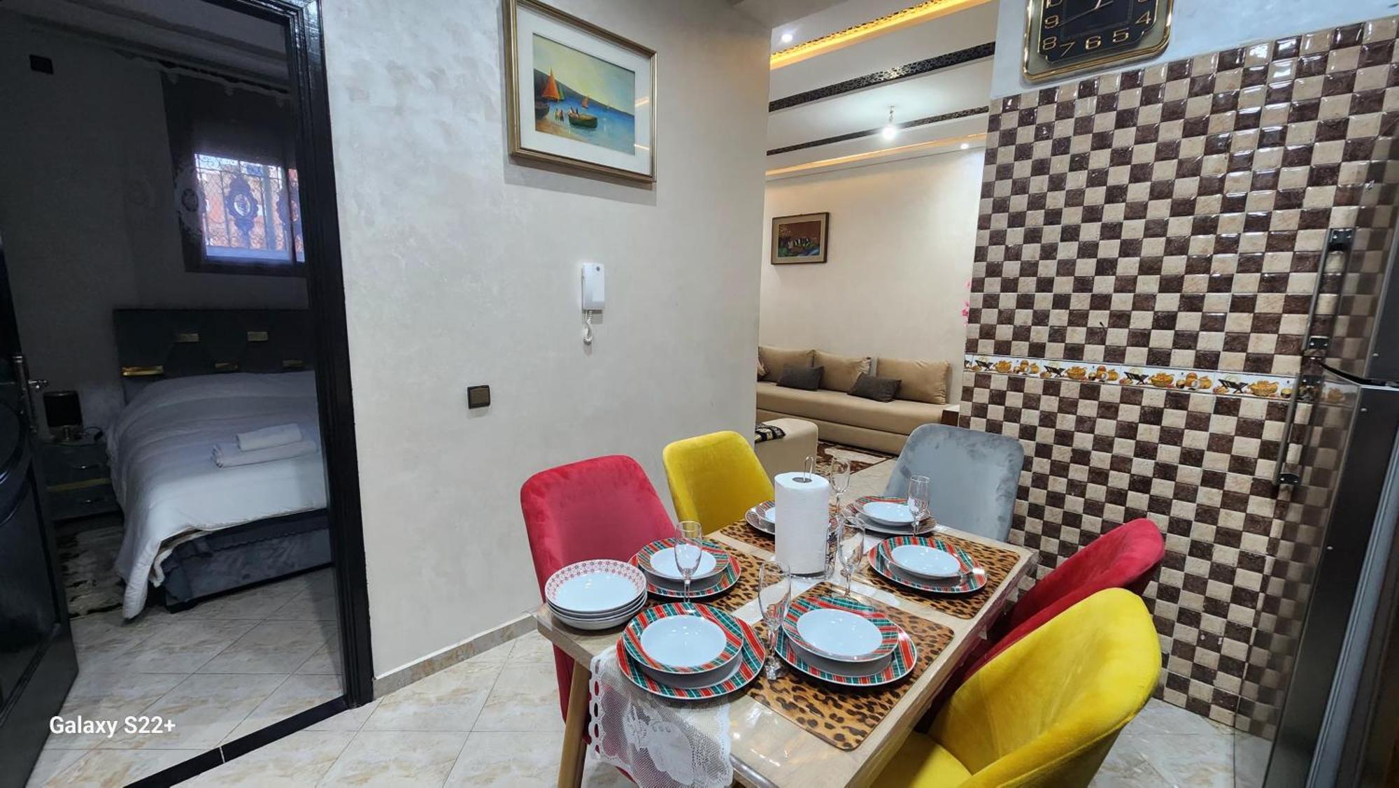 Appartement 7 Min De L'Aeroport De Marrakech Marrakesh Exteriör bild
