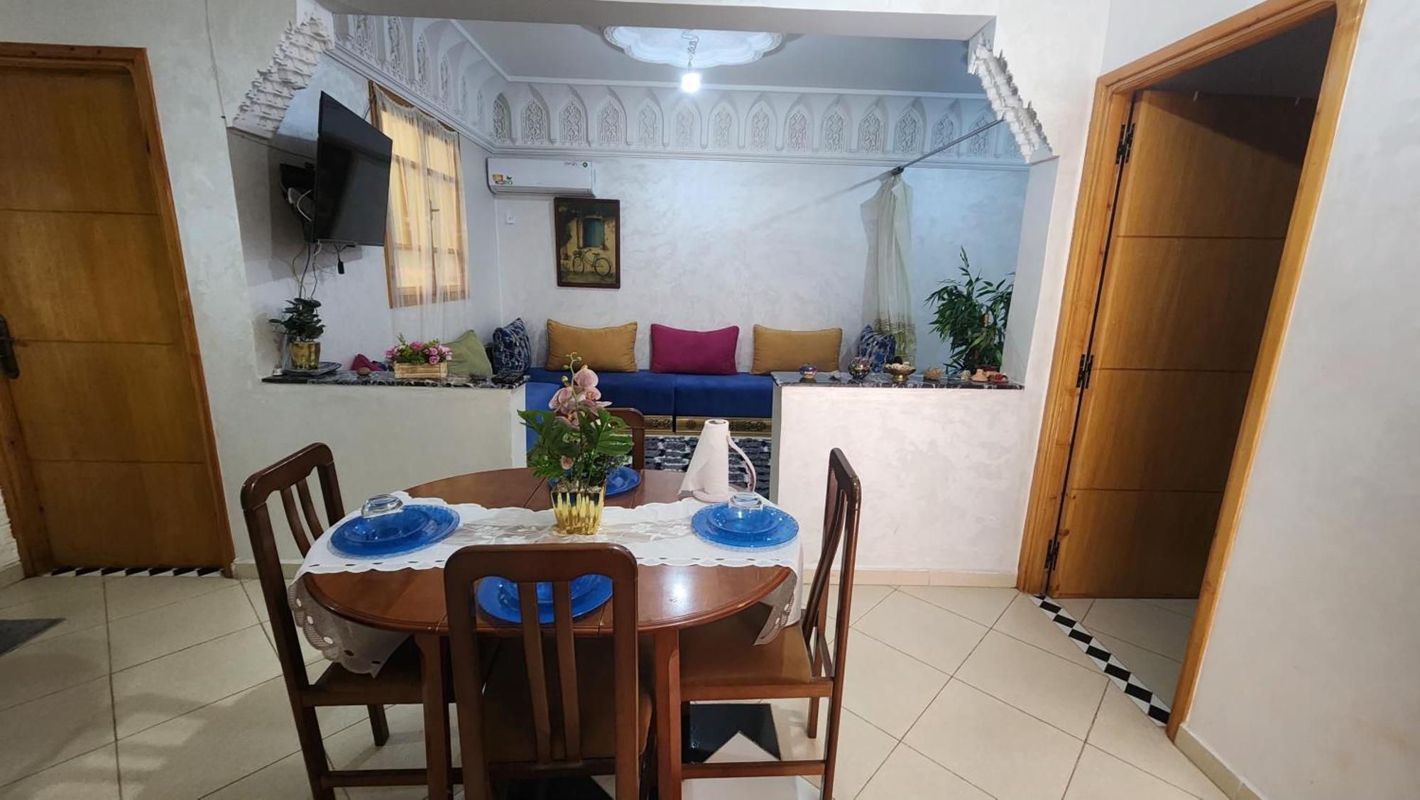 Appartement 7 Min De L'Aeroport De Marrakech Marrakesh Exteriör bild