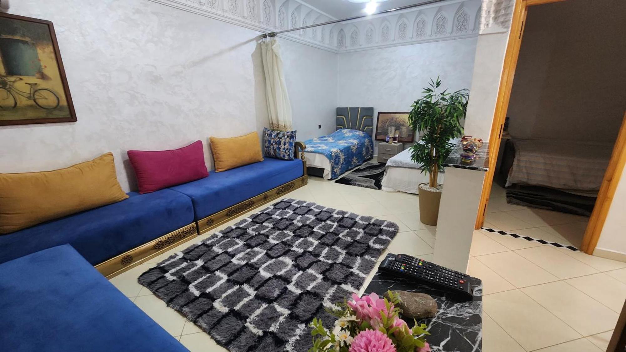 Appartement 7 Min De L'Aeroport De Marrakech Marrakesh Exteriör bild